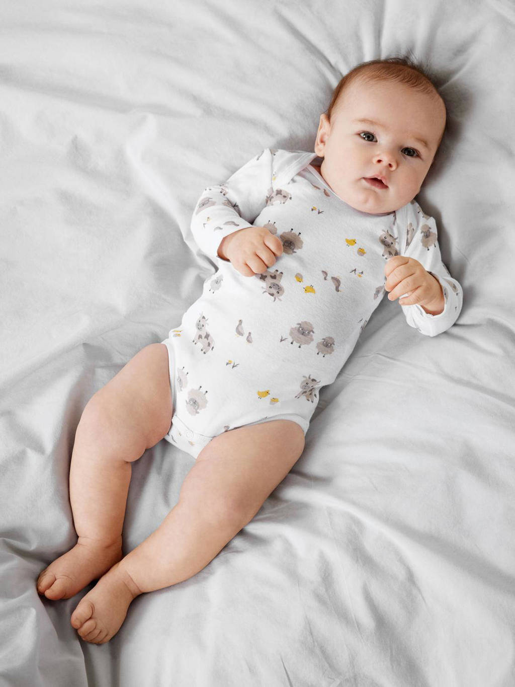 NAME IT romper - set van 2 met printopdruk wit