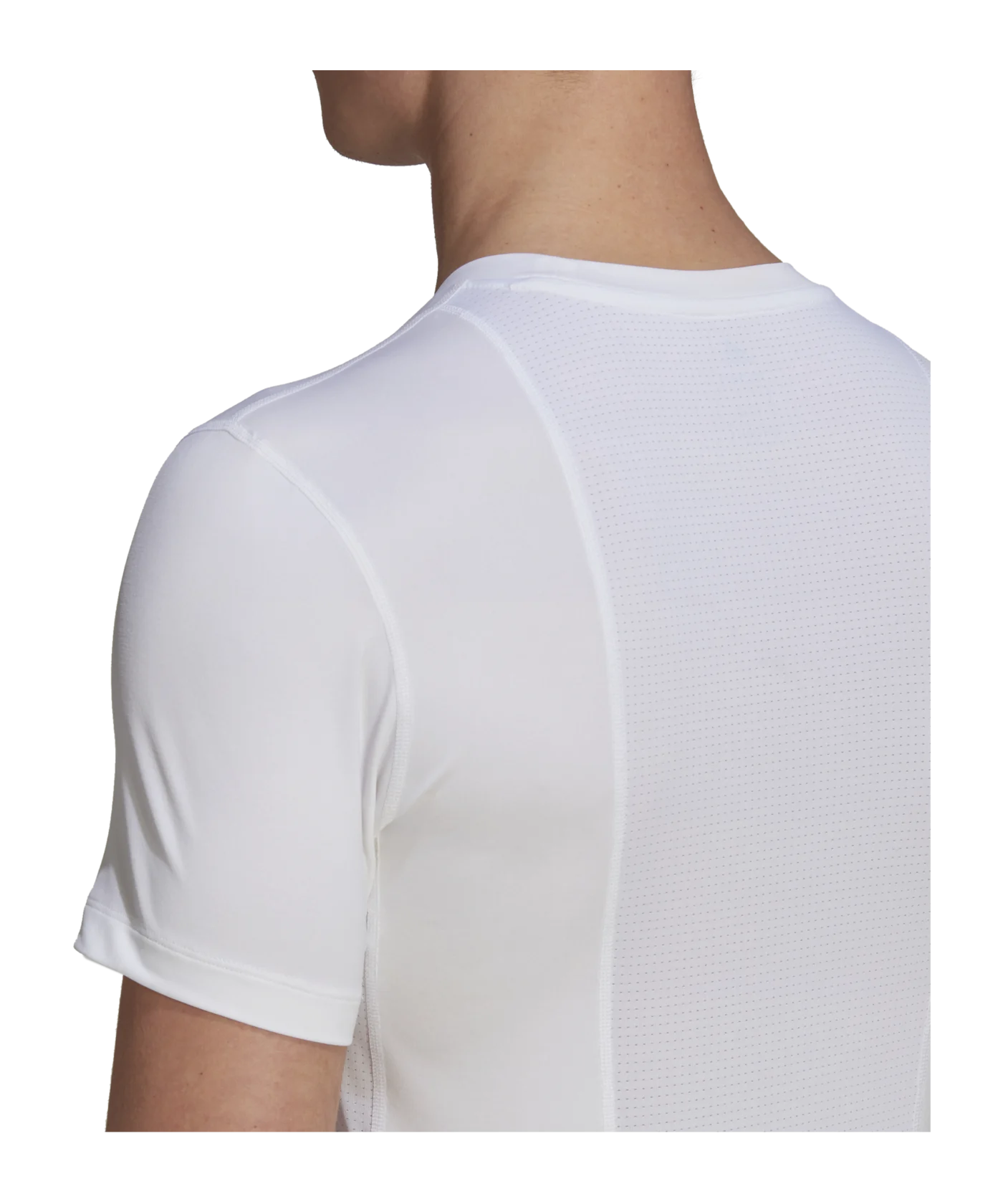 adidas Techfit Shirt kurzarm Weiss