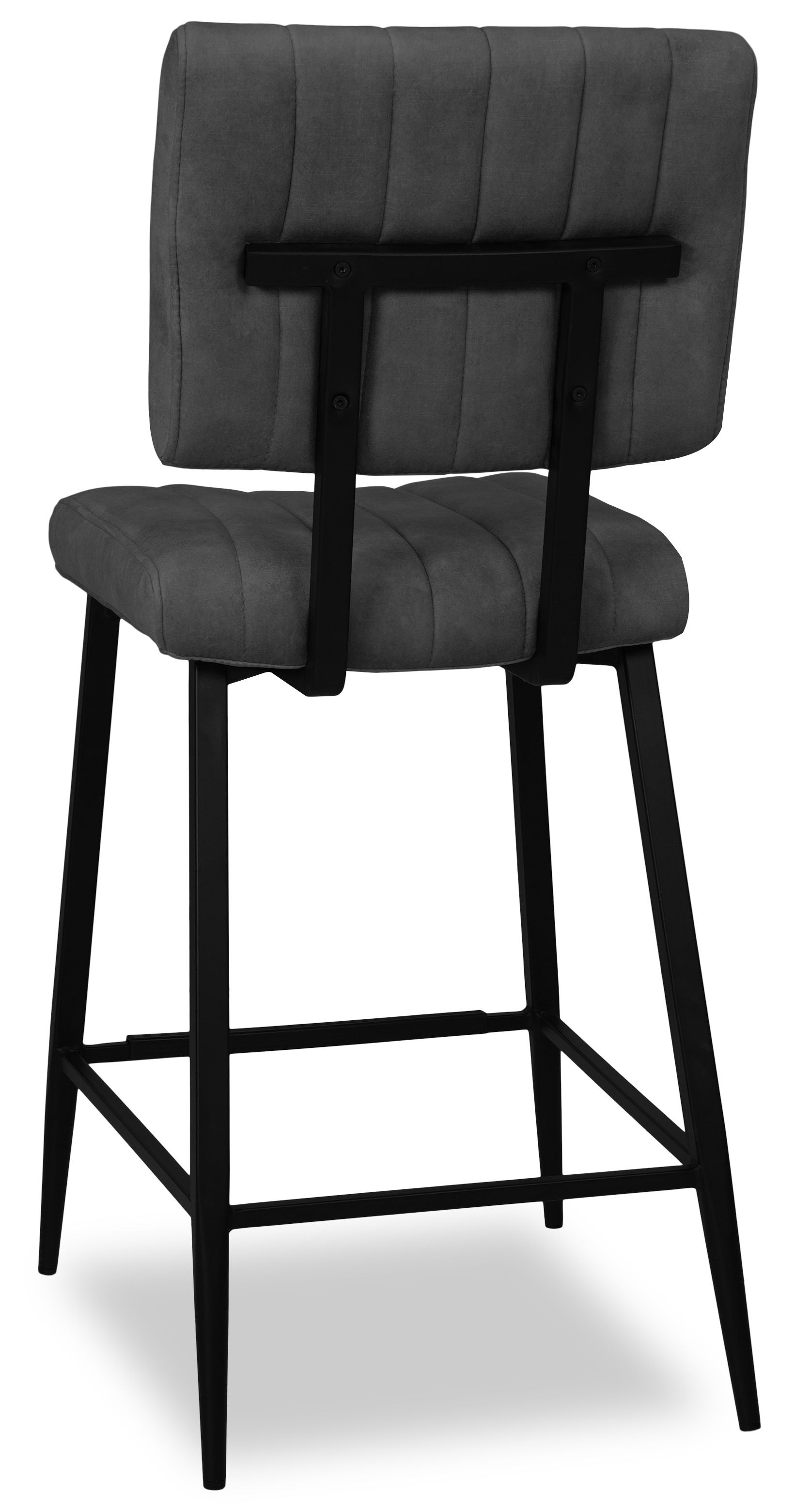 Barkruk antraciet Tara B46.5 x D58.5 x H103 cm