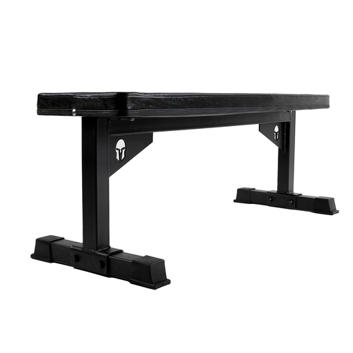 Banco plano de aço Gladiatorfit 121x49x47cm