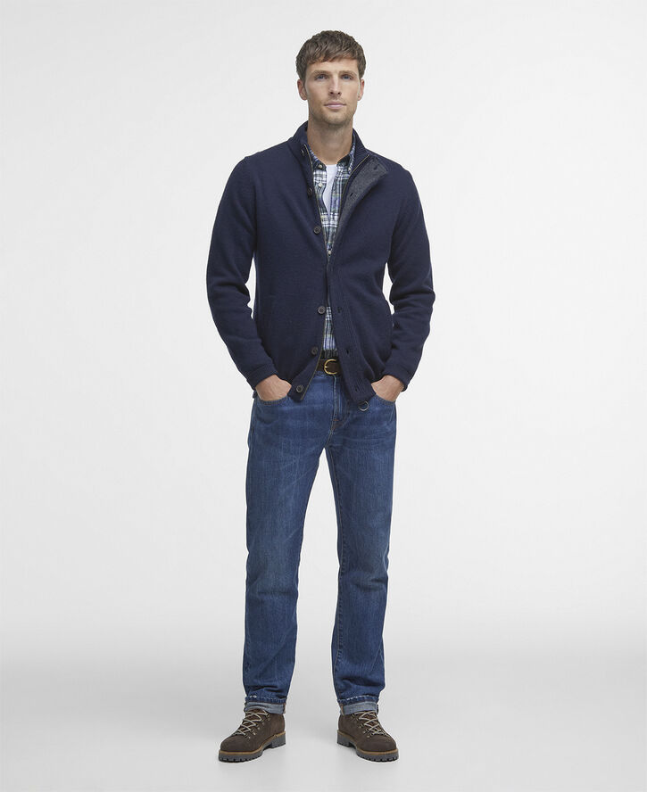 Barbour Barbour Essential Patch Zip Blå