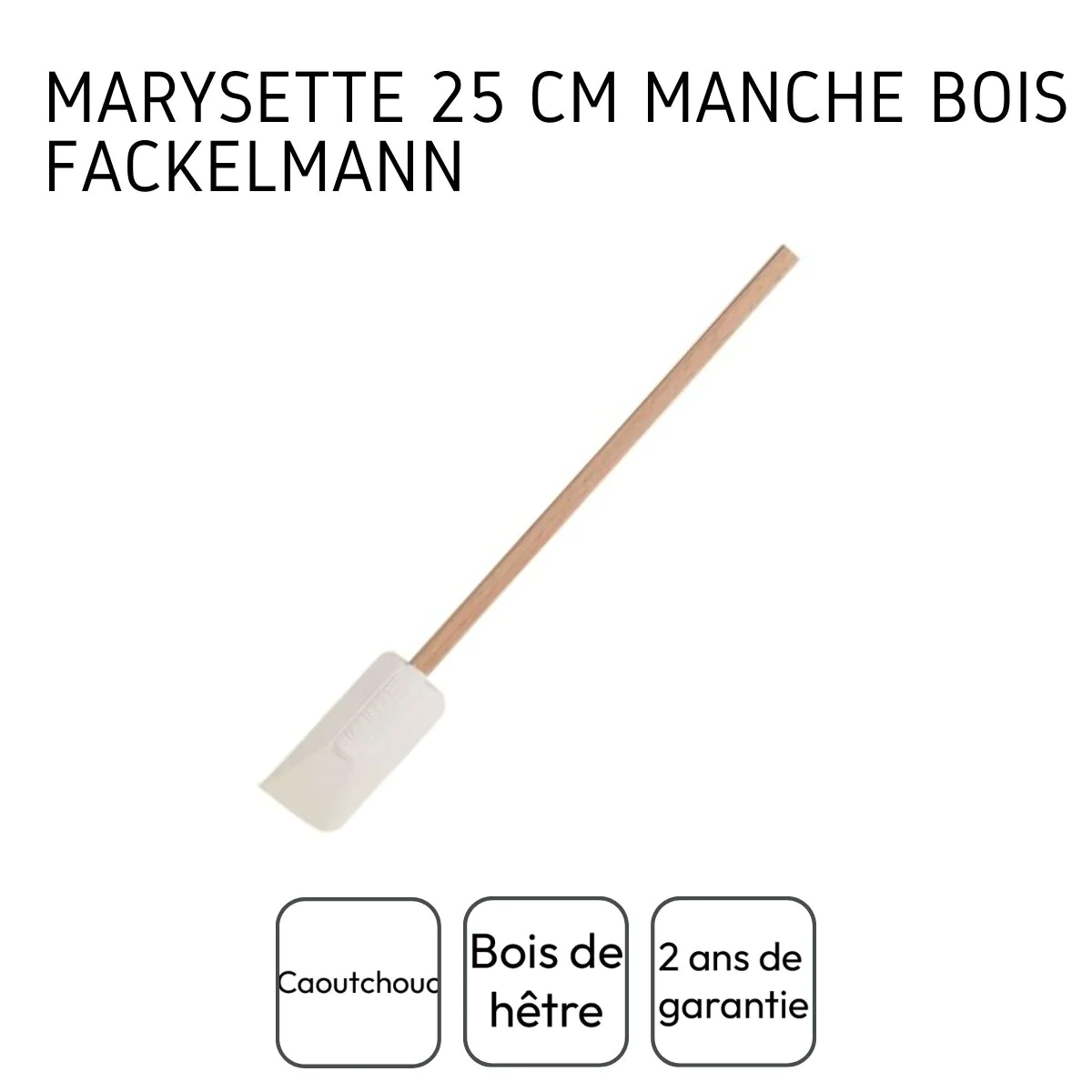 Maryse de pâtisserie et de cuisine 25 cm manche en bois Maryse