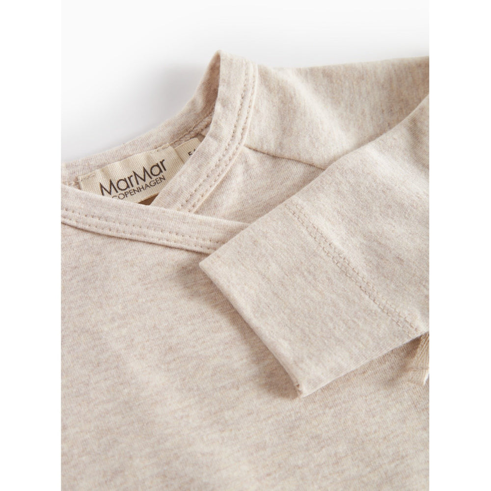 Køb MarMar Modal New Born Light Beige Mel. Tut Slå-Om LS Bluse
