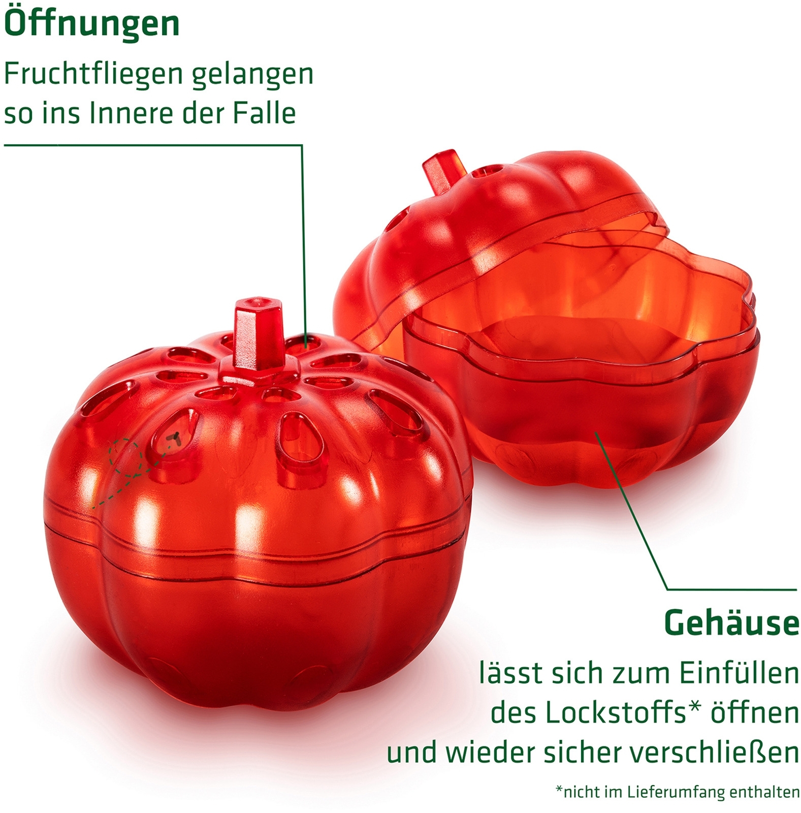 Gardigo Mini Fruchtfliegenfalle 2er Set