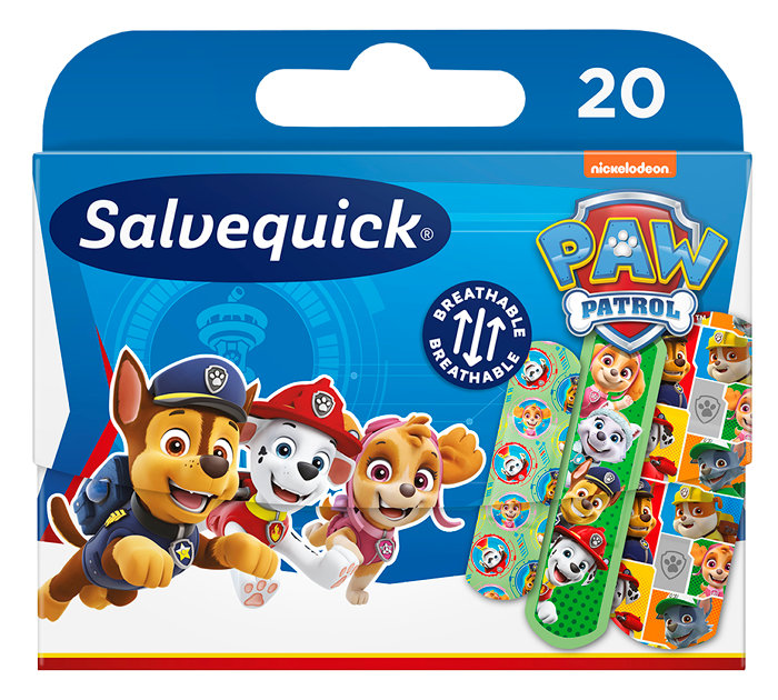 Plaster Salvequick Finger Paw Patrol - 20 stk.