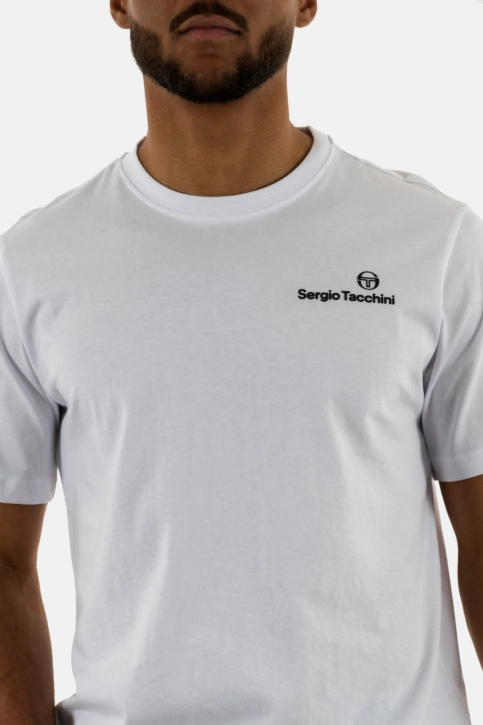 Tee shirt sergio tacchini bold 118-wht/blk