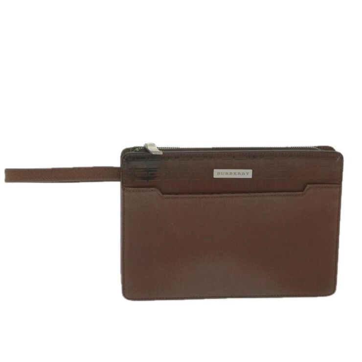 Burberry Vintage Burberry Clutch Brown