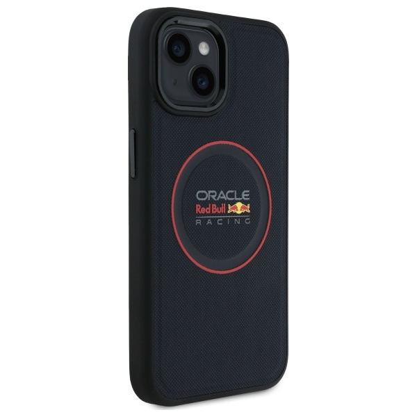 iPhone 15 MagSafe Leder Hardcase Hülle (RBHMP15S24PUILVR) - Schwarz
