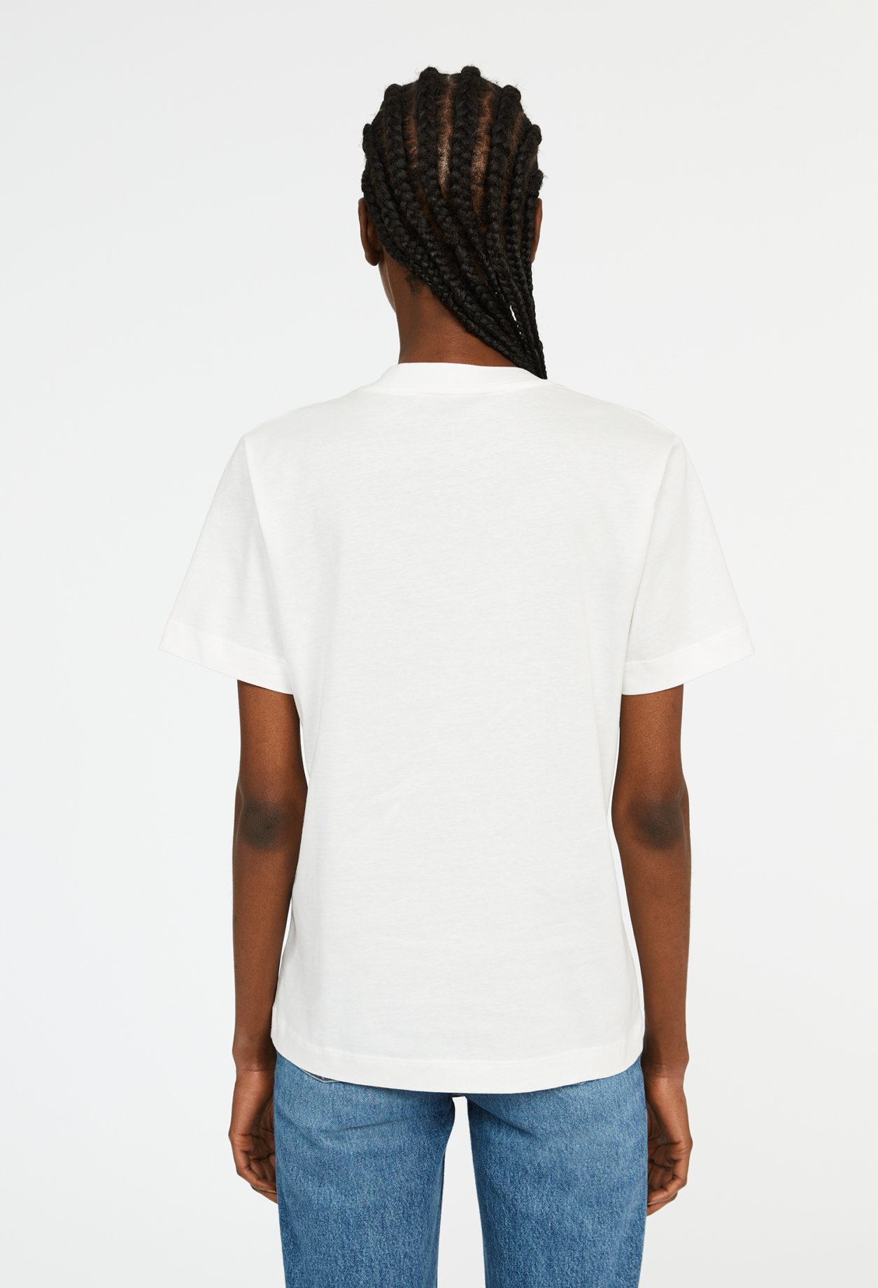T-shirt blanc serigraphie coton