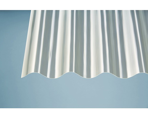 Gutta polyester golfplaat Sinus 130/30 naturel 1250 mm x 1000 mm x 1,4 mm