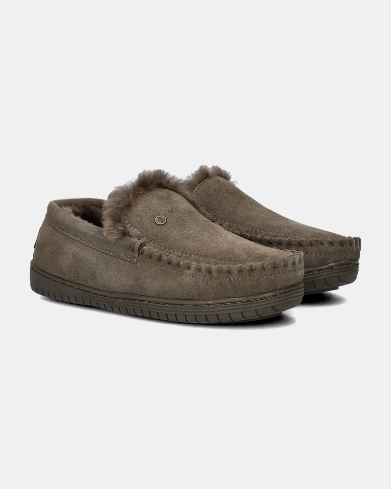 Warmbat Australia Grizzly Pantoffels  - bruin