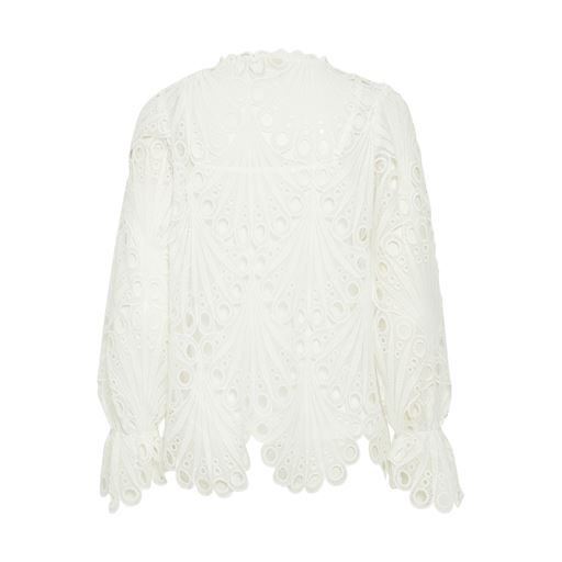 Fransa Belle Bluse, Blanc de Blanc, S