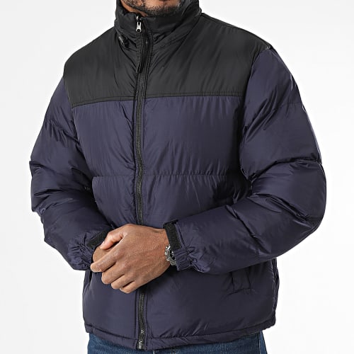 Doudoune Capuche Bleu Marine