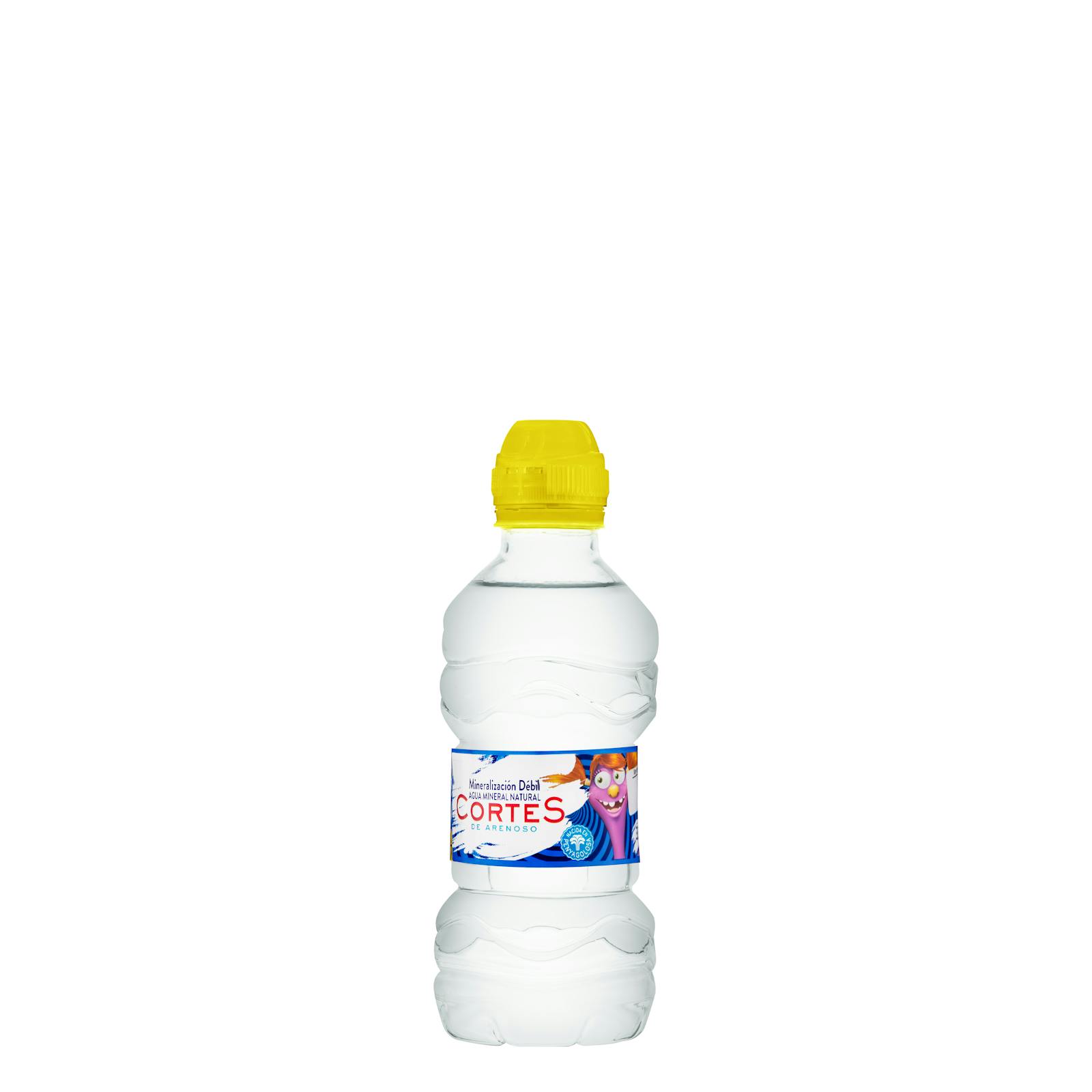 Petite eau minérale Cortes avec bouchon enfant