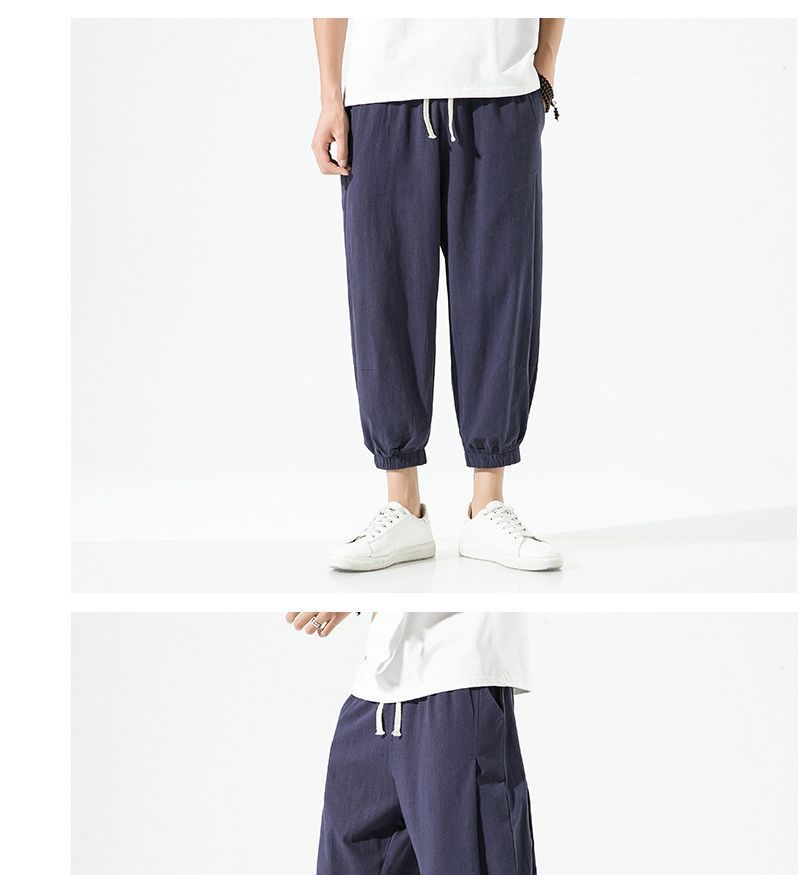 Lefitt - Effen Harem Cropped Broek