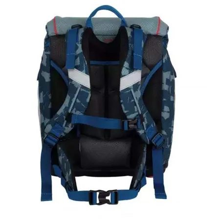 Scout Schulranzenset Alpha Blue Ninja, 4-teilig