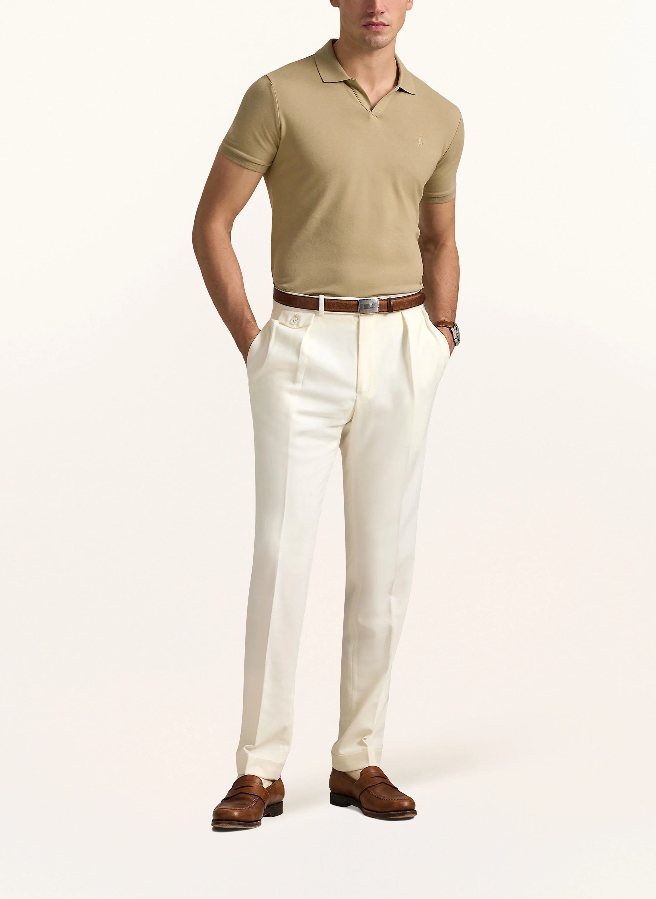 POLO RALPH LAUREN Piqué-Poloshirt Custom Slim Fit