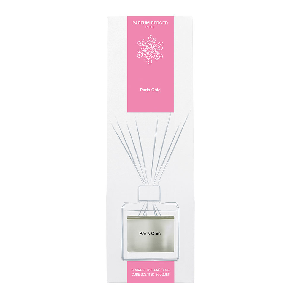 Diffuseur de parfum cube et bâtonnets Paris Chic 125ml - MAISON BERGER