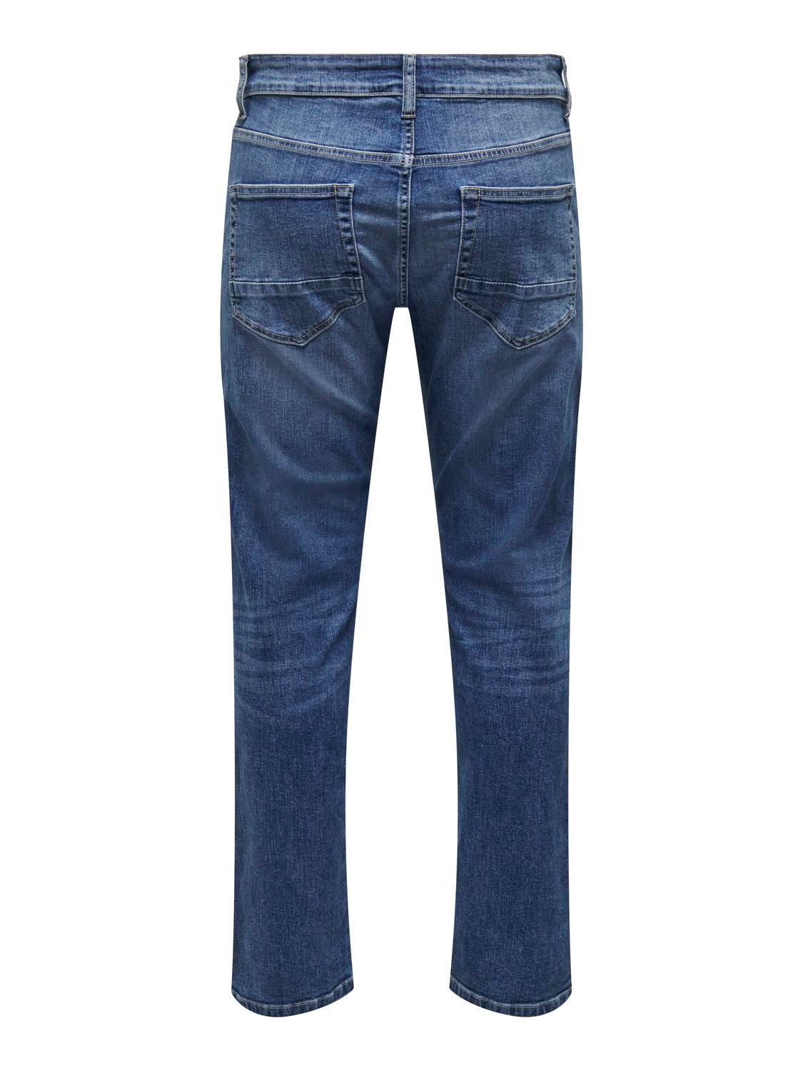 ONSWEFT Mittlere Taille Normal geschnitten Jeans Medium Blue Denim