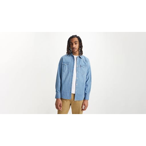 Levi's Barstow Western Skjorte, Esta Noche, M