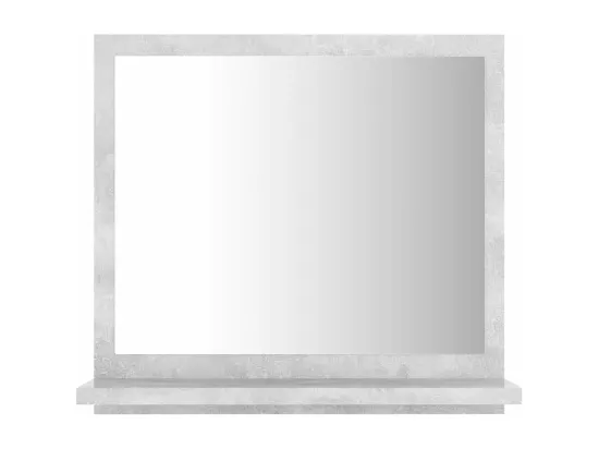 Miroir de salle de bain Gris béton 40x10,5x37cm Bois ingénierie