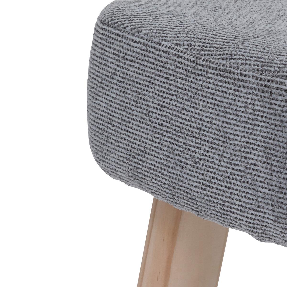 TABOURET D APPOINT THENA GRIS