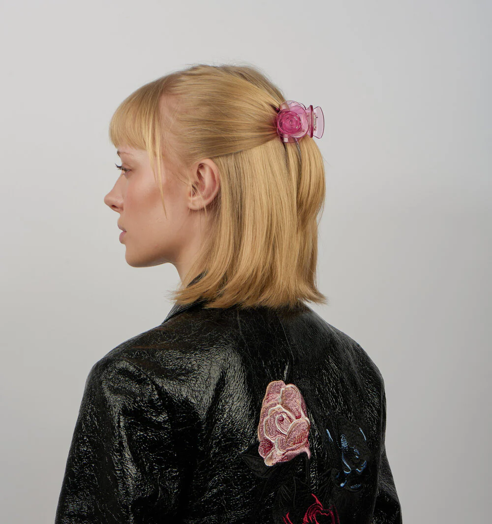 Sui Ava  Rosie Mini hårklemme - Plain Rose