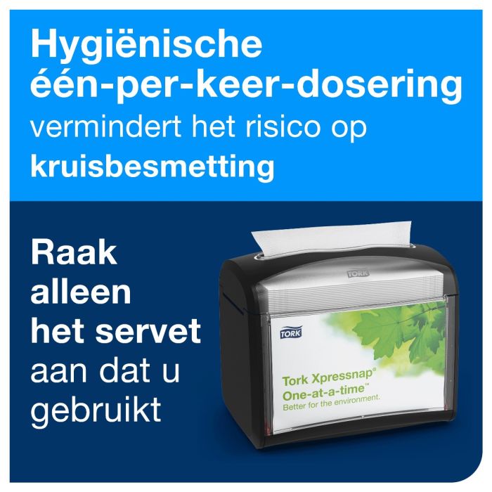 Tork 15850 8x1000st Xpres snap Extra Zachte Dispenser servet Wit N4 1/2-vouw 2-laags (15850)