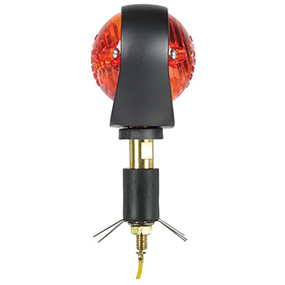 Chaft - Clignotants à Ampoules Iconic Noir Mat / Orange