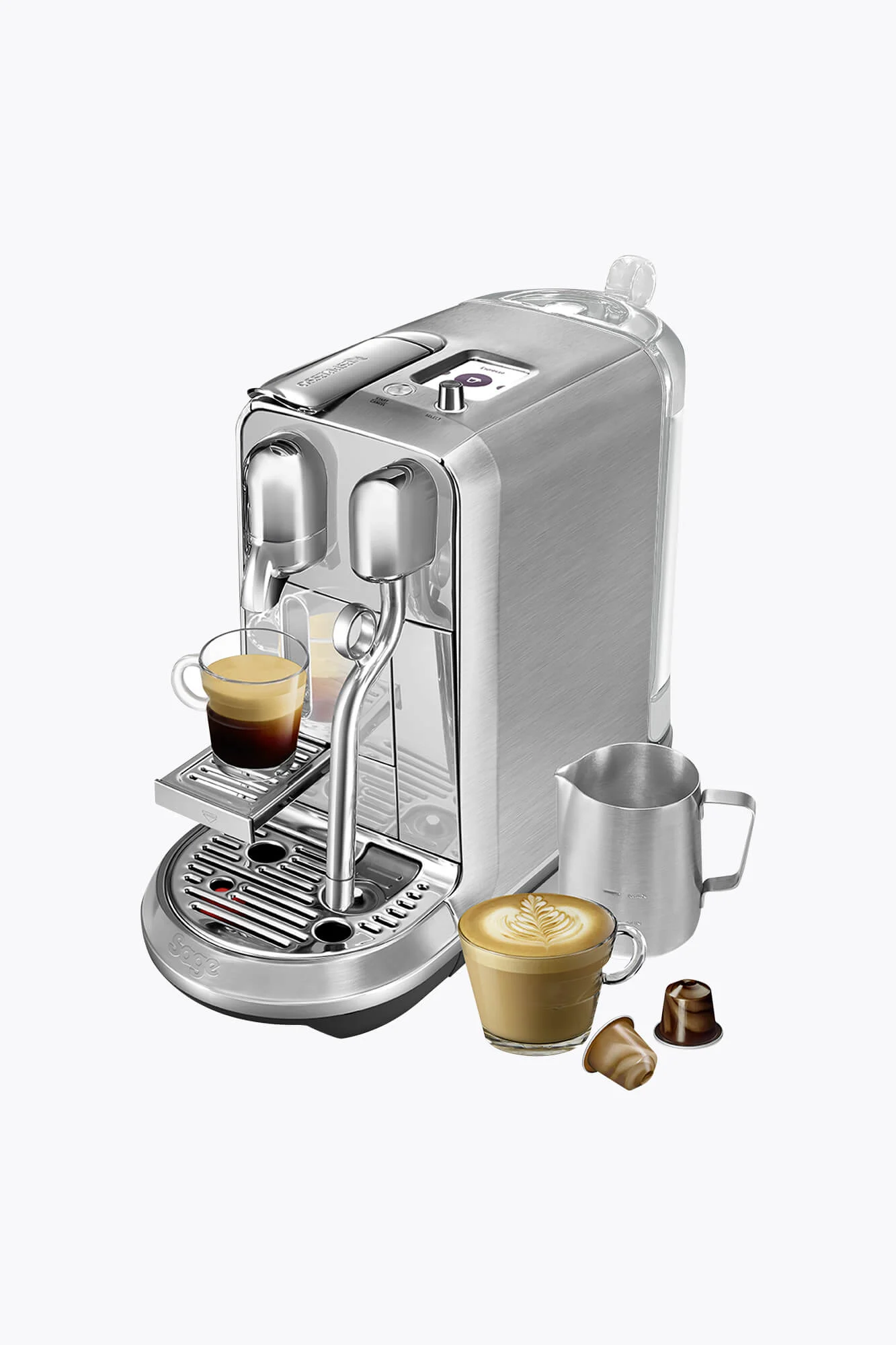 Sage the Creatista™ Plus Nespresso Kapselmaschine, Edelstahl