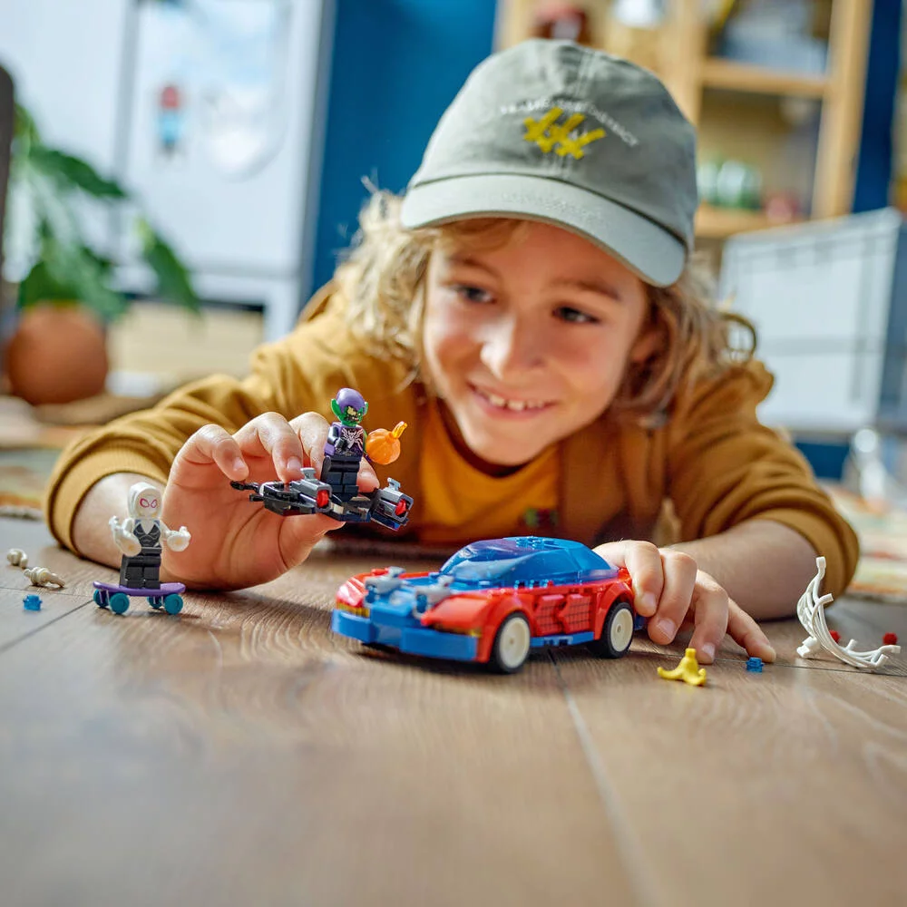 LEGO®MARVEL SUPER HEROES 76279 - LA VOITURE DE COURSE DE SPIDER MAN CONTRE LE BOUFFON VERT VENOMISE