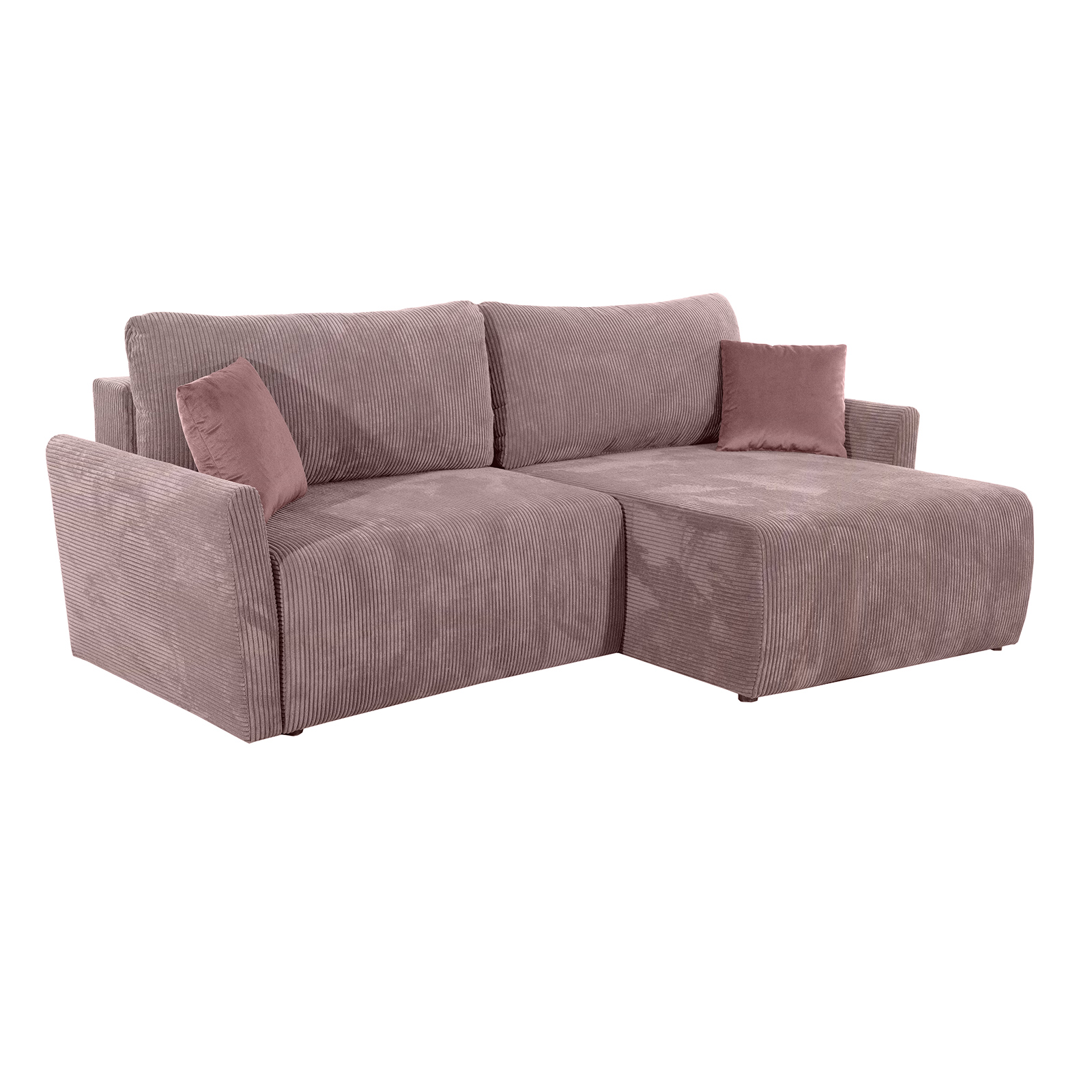Ecksofa - flamingo - Liegefunktion und Bettkasten