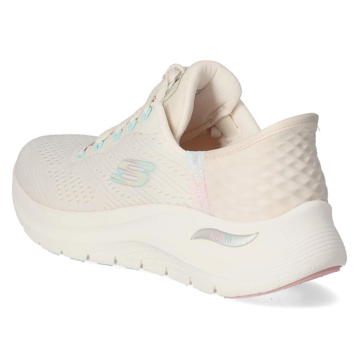 SkechersLow Sneaker EASY CHIC - Natural/Pink