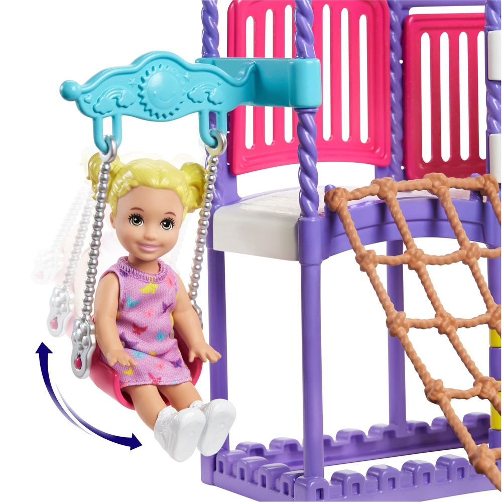 Barbie Skipper Babysitters Inc. Kletter- und Entdecker-Spielplatz Puppen und Spielset