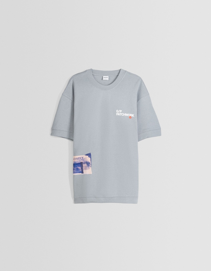Camiseta de manga curta com estampa