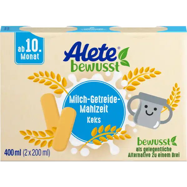 Milch-Getreide-Mahlzeit Keks ab 10. Monat