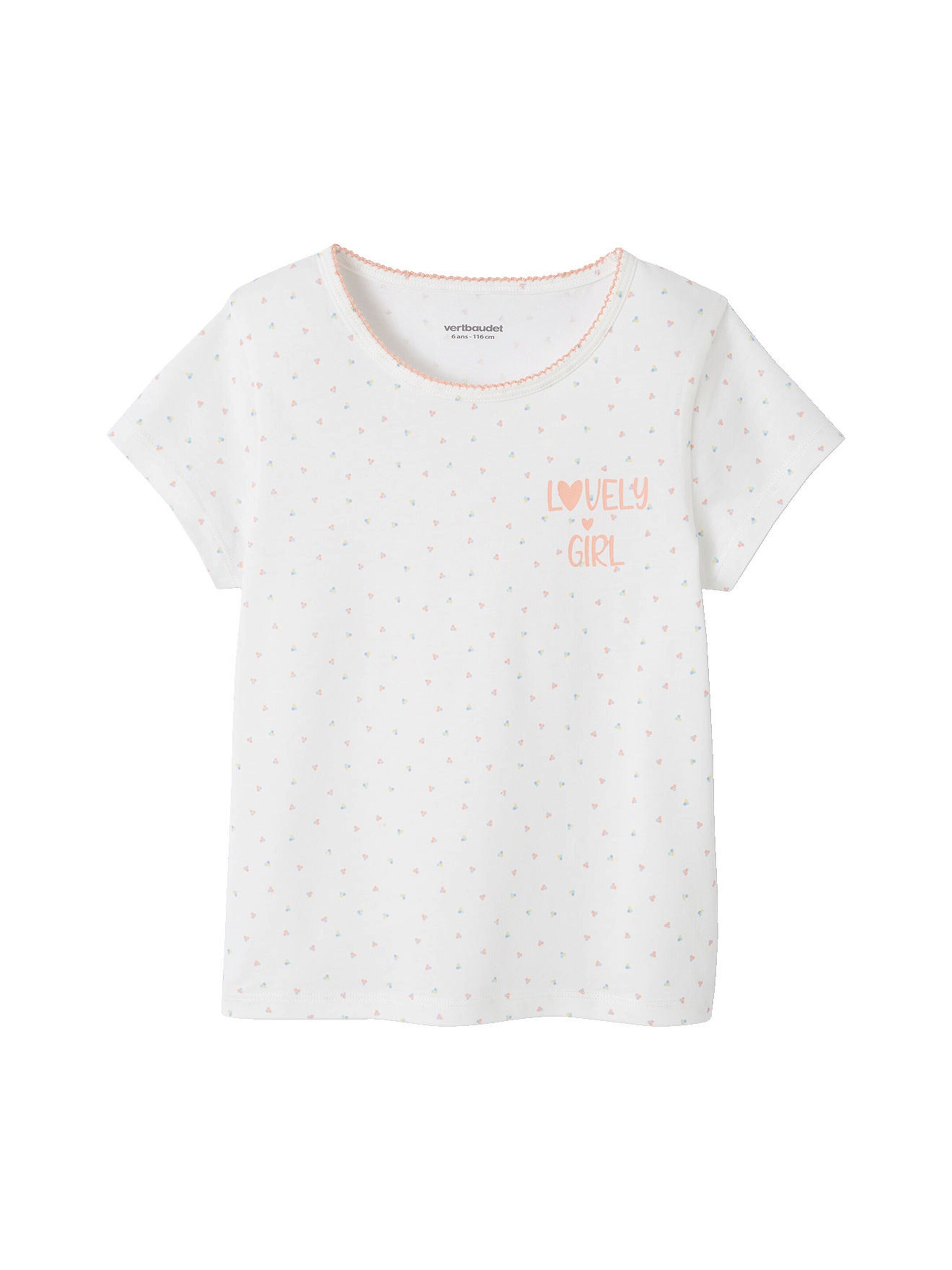 Vertbaudet 3er-Pack Mädchen T-Shirts BASIC weiß