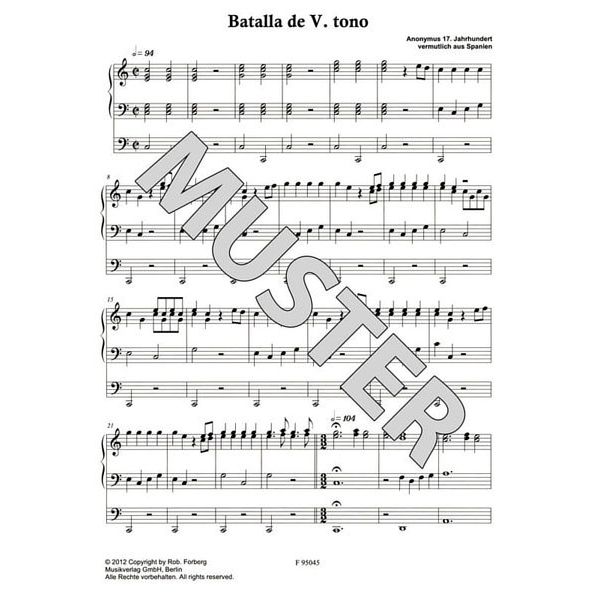 Robert Forberg Musikverlag Faszination Orgel