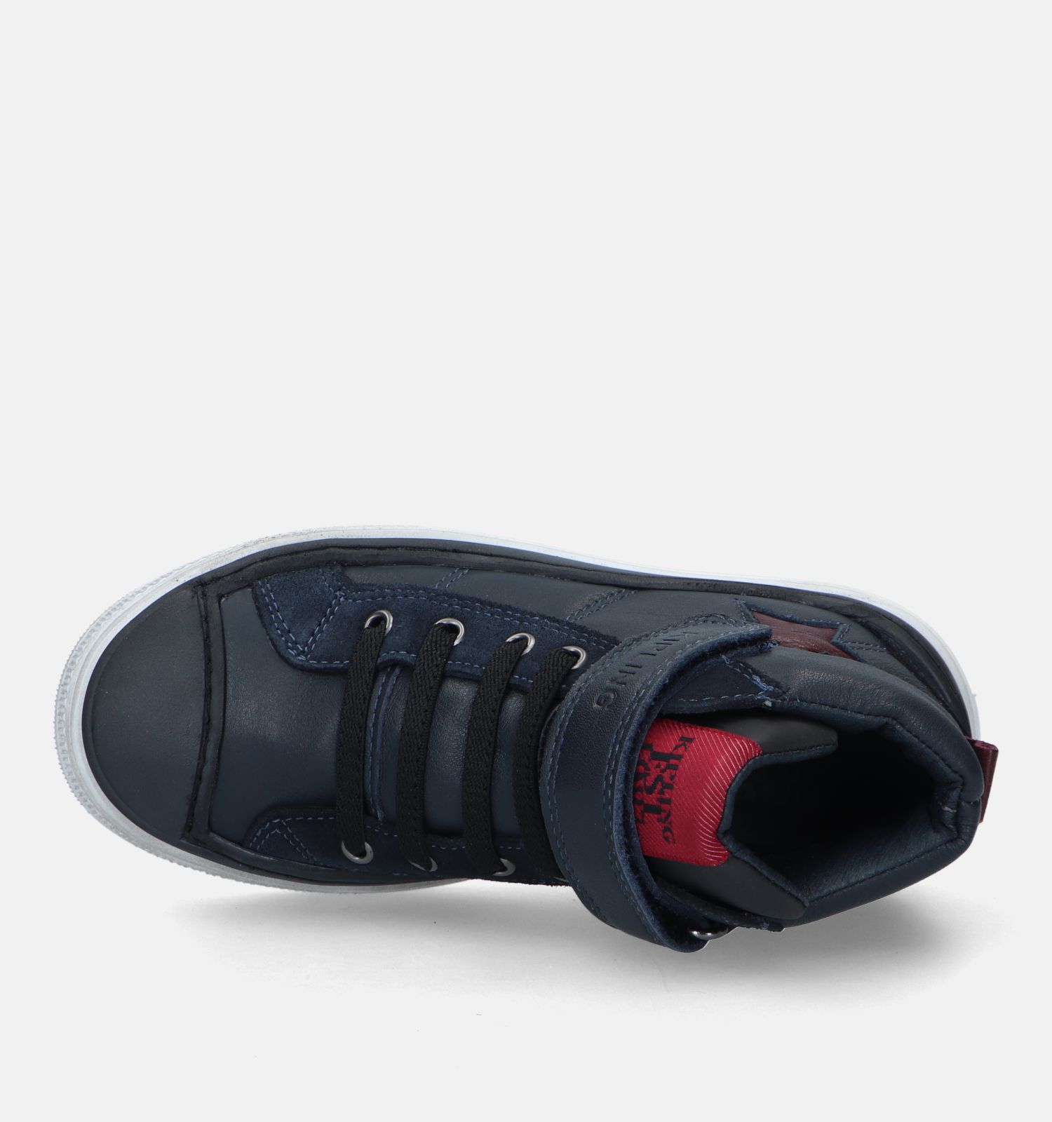 Hoge schoenen blauw