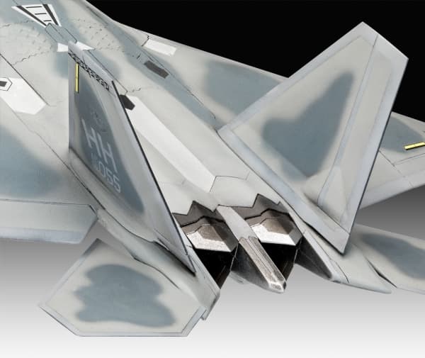 Revell Lockheed Martin F-22A Raptor, Fly, Monteringssett, 1:72, Lockheed Martin F-22A Raptor, Alle kjønn, 116 stykker