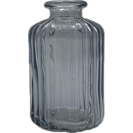 Glasvase 10 cm - blå