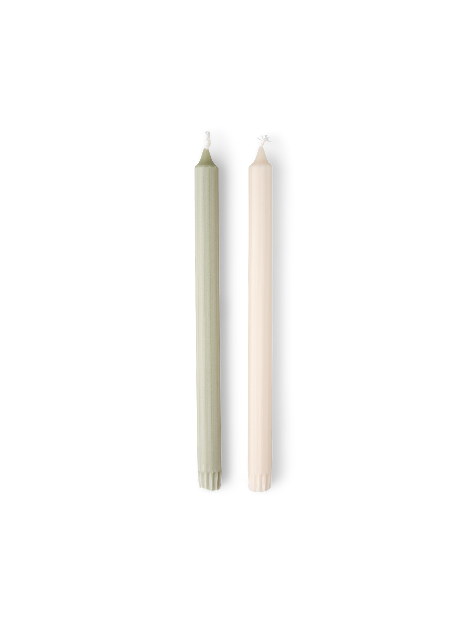 Stagelys 30 cm 2-pak | Ø2,2 x 30 cm. 2 stk. | Off White, Green