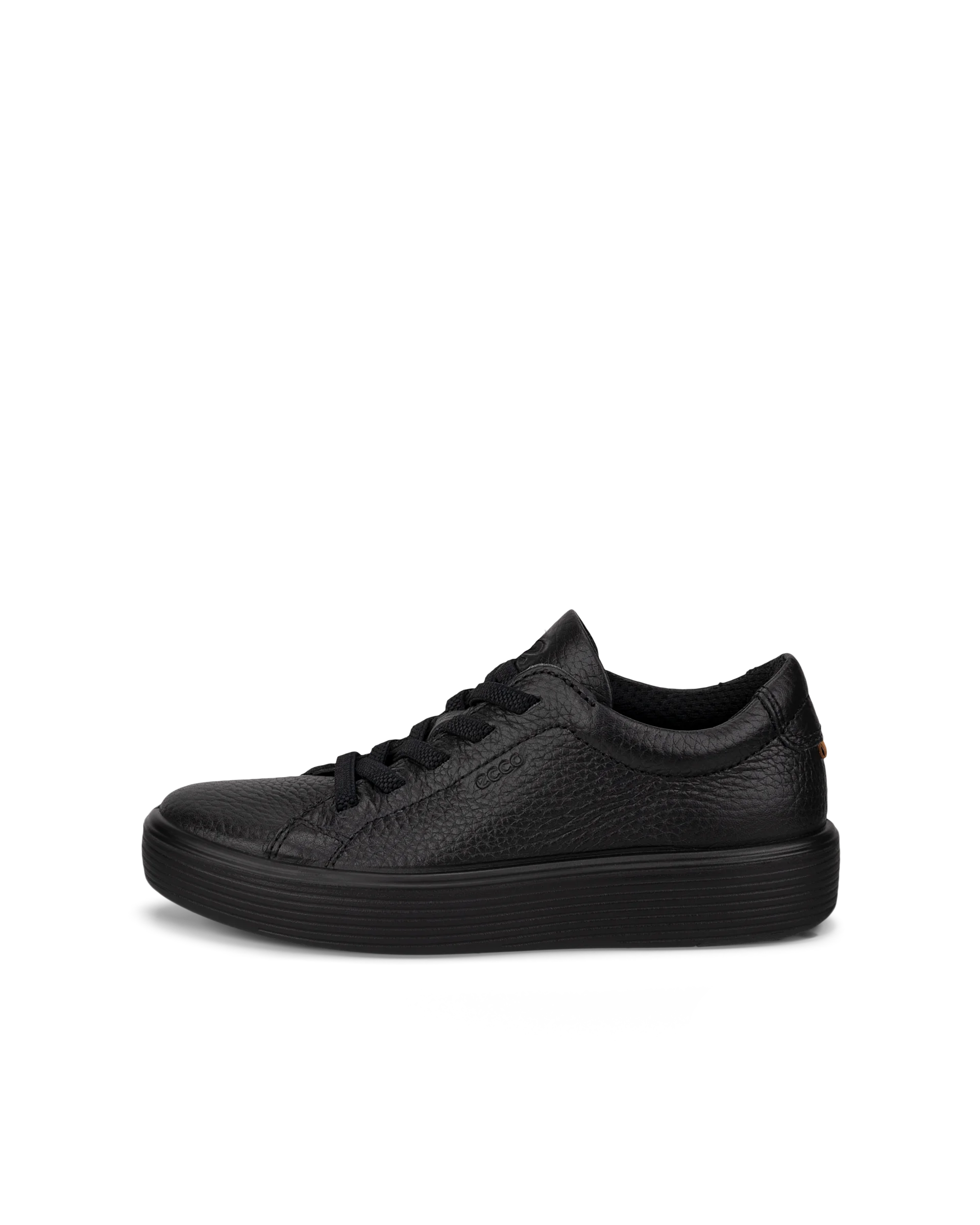ECCO SOFT 60 K Kinder Ledersneaker Schwarz