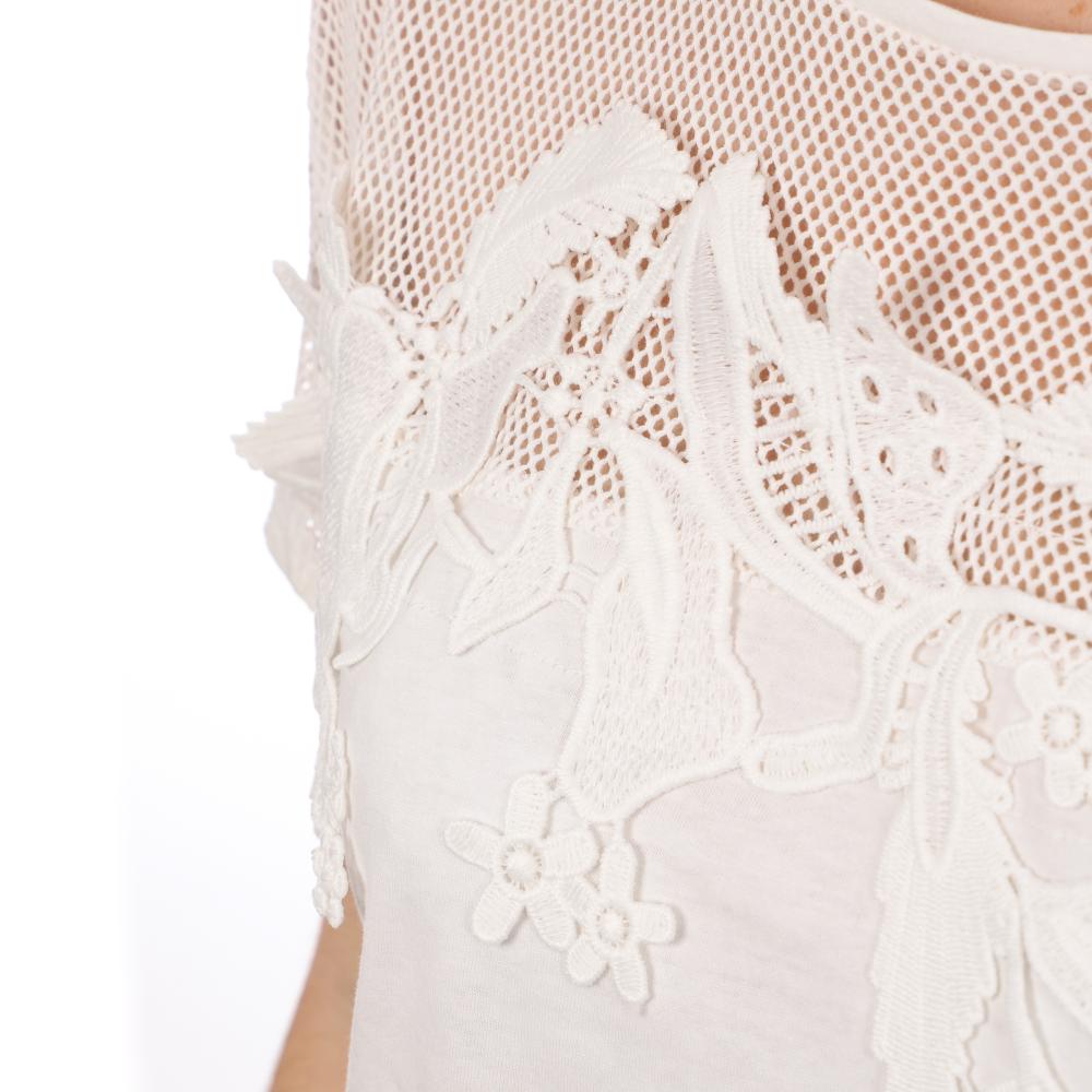 Teddy Smith T-shirt Blanc Femme Teddy Smith Tulco