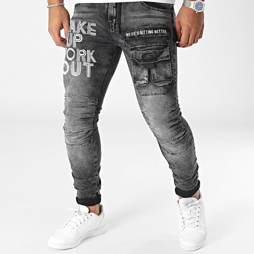 Jean Slim Gris Anthracite