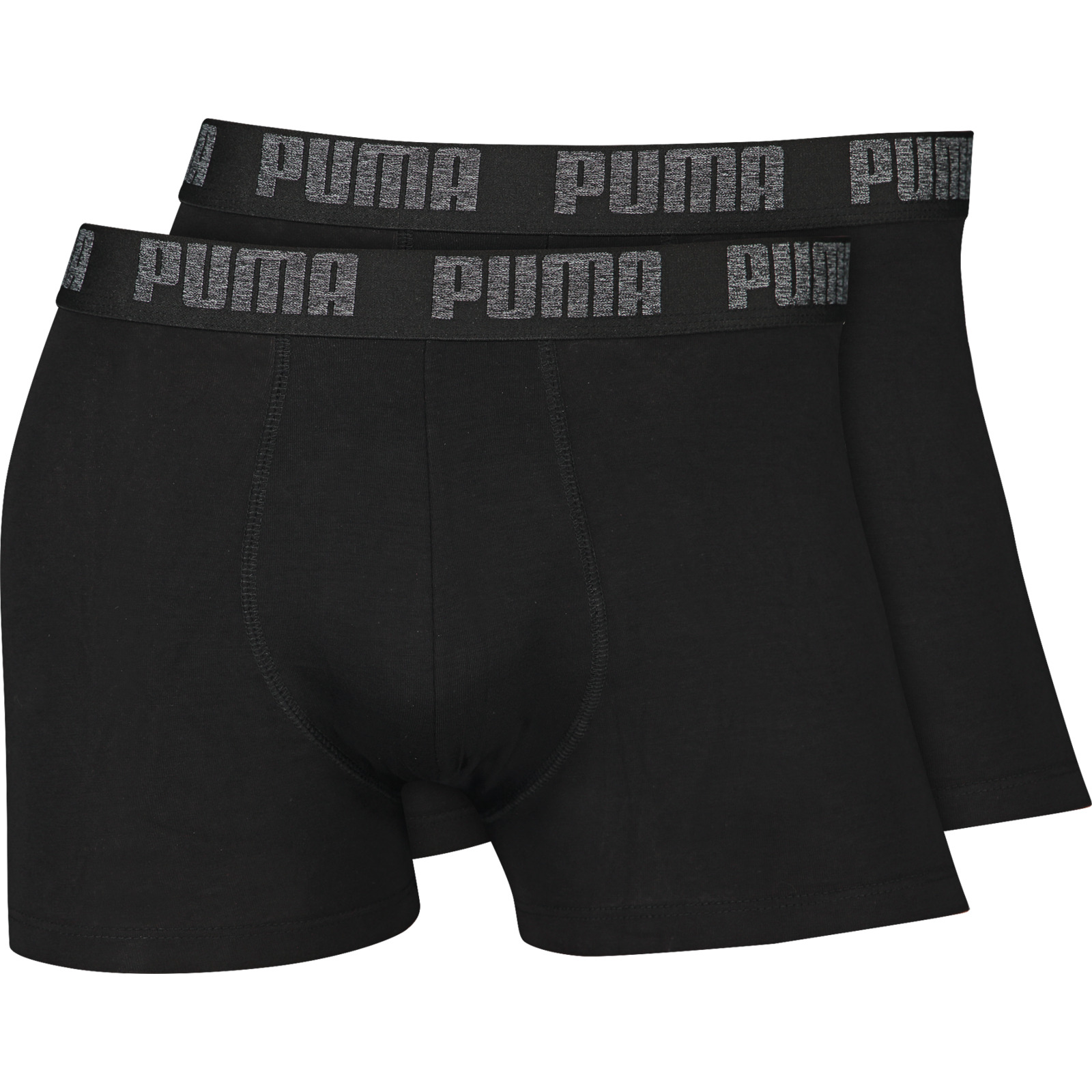 Puma Herren-Boxershorts Basic, 2 Stück S, schwarz