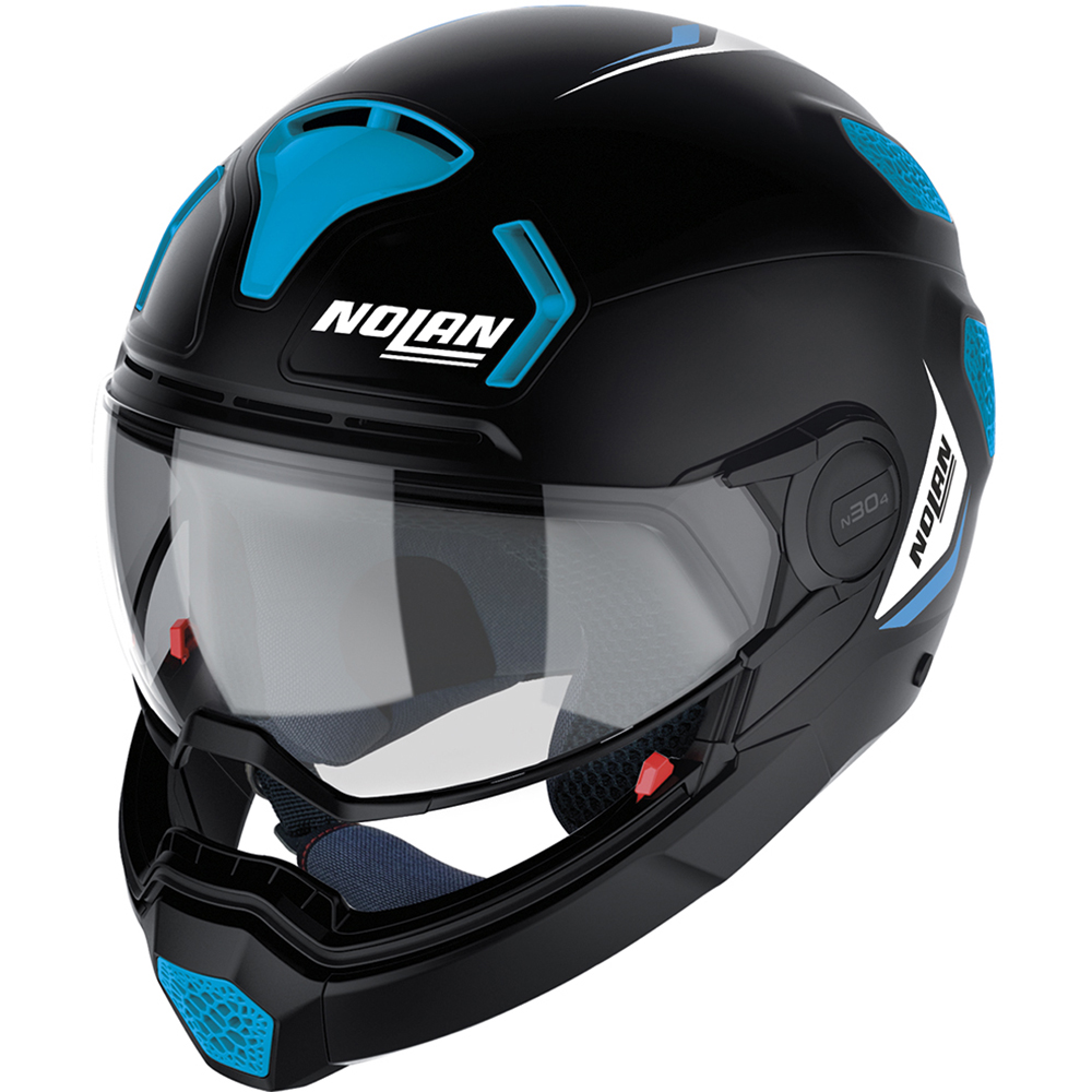 Nolan - Casque N30-4 TP Inception Noir Mat / Bleu