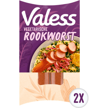Valess Vegetarische Rookworst 2 Stuks 160 g