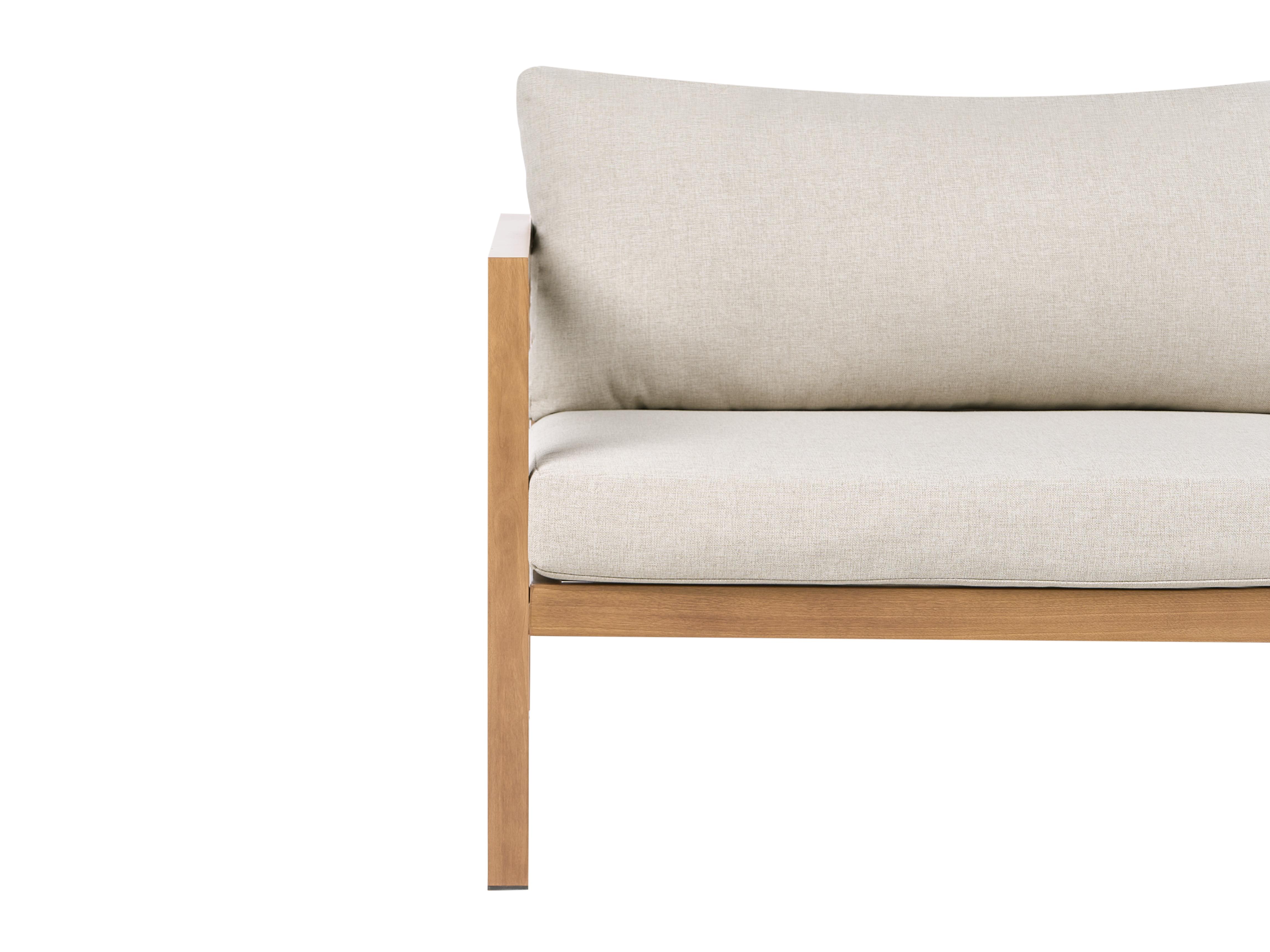 Loungeset met tafel 5-zits ONETA Metaal Lichtbruin