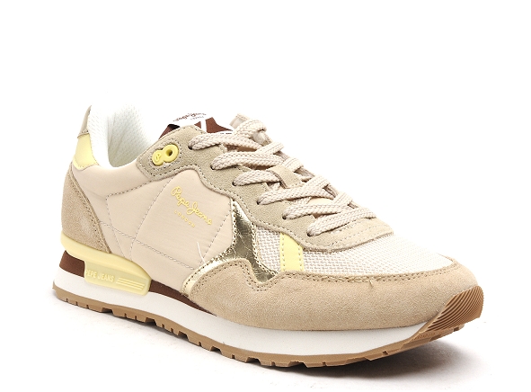 Pepe jeans basses femme brit beige